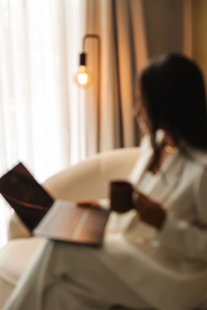 Espacio de consulta online sereno y acogedor